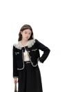 French chanel-style coat for women's spring and autumn short style, retro and high-end, elegant and youthful tweed top for socialite Item Picture